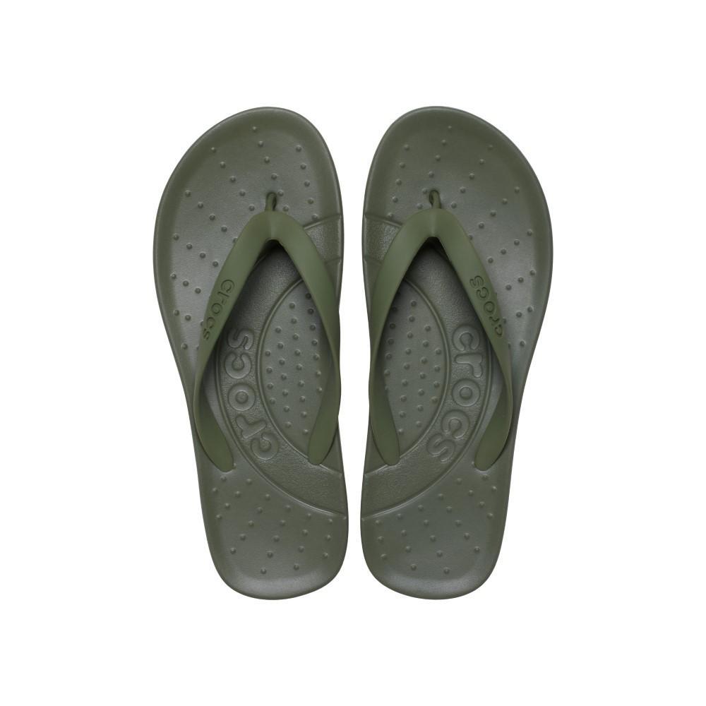 Chinelo Crocs Flip Army Green - 5