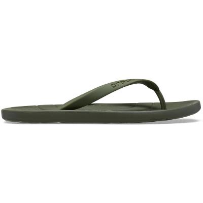 Chinelo Crocs Flip Army Green