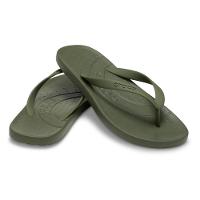 Chinelo Crocs Flip Army Green