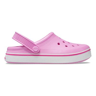 Sandália Crocs Off Court Clog K Taffy Pink
