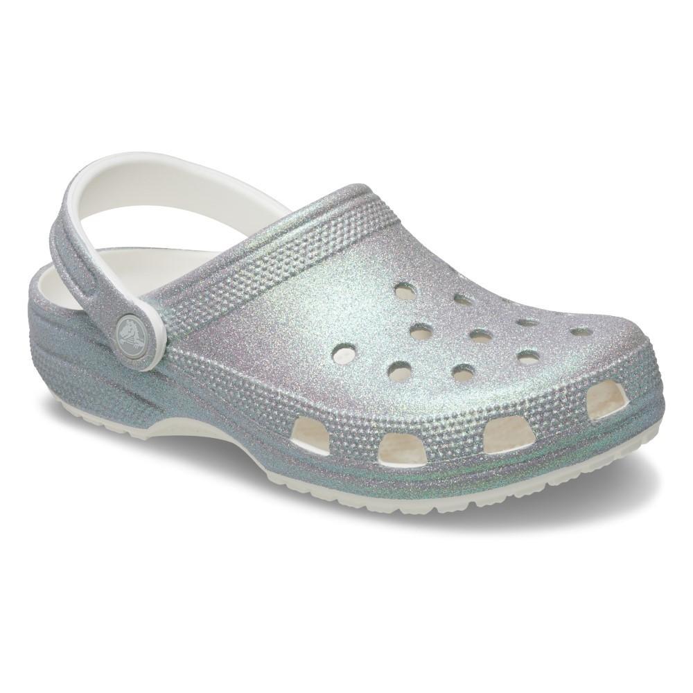 Sandália Crocs Classic Iridescent Glitter Clog White - 2