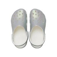 Sandália Crocs Classic Iridescent Glitter Clog White - 5