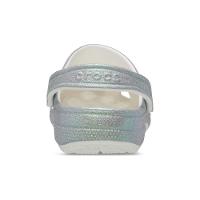 Sandália Crocs Classic Iridescent Glitter Clog White - 7