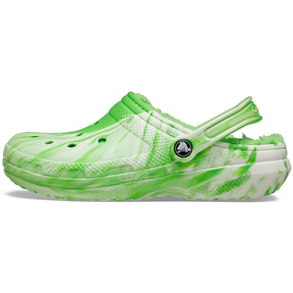 Sandália Crocs Cls Lined Clog Glow Dark Mbld Green Slime - 3