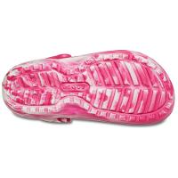 Sandália Crocs Cls Lined Clog Glow Dark Mbld Dragon Fruit - 6