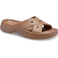 Sandália Crocs Classic W Cross Strap Slide Milk Chocolate - 2