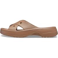 Sandália Crocs Classic W Cross Strap Slide Milk Chocolate - 3