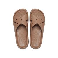 Sandália Crocs Classic W Cross Strap Slide Milk Chocolate - 5