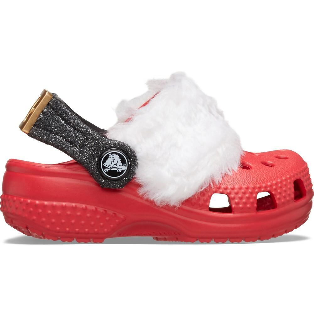 Sandália Crocs Littles Santa Varsity Red/Multi - 1