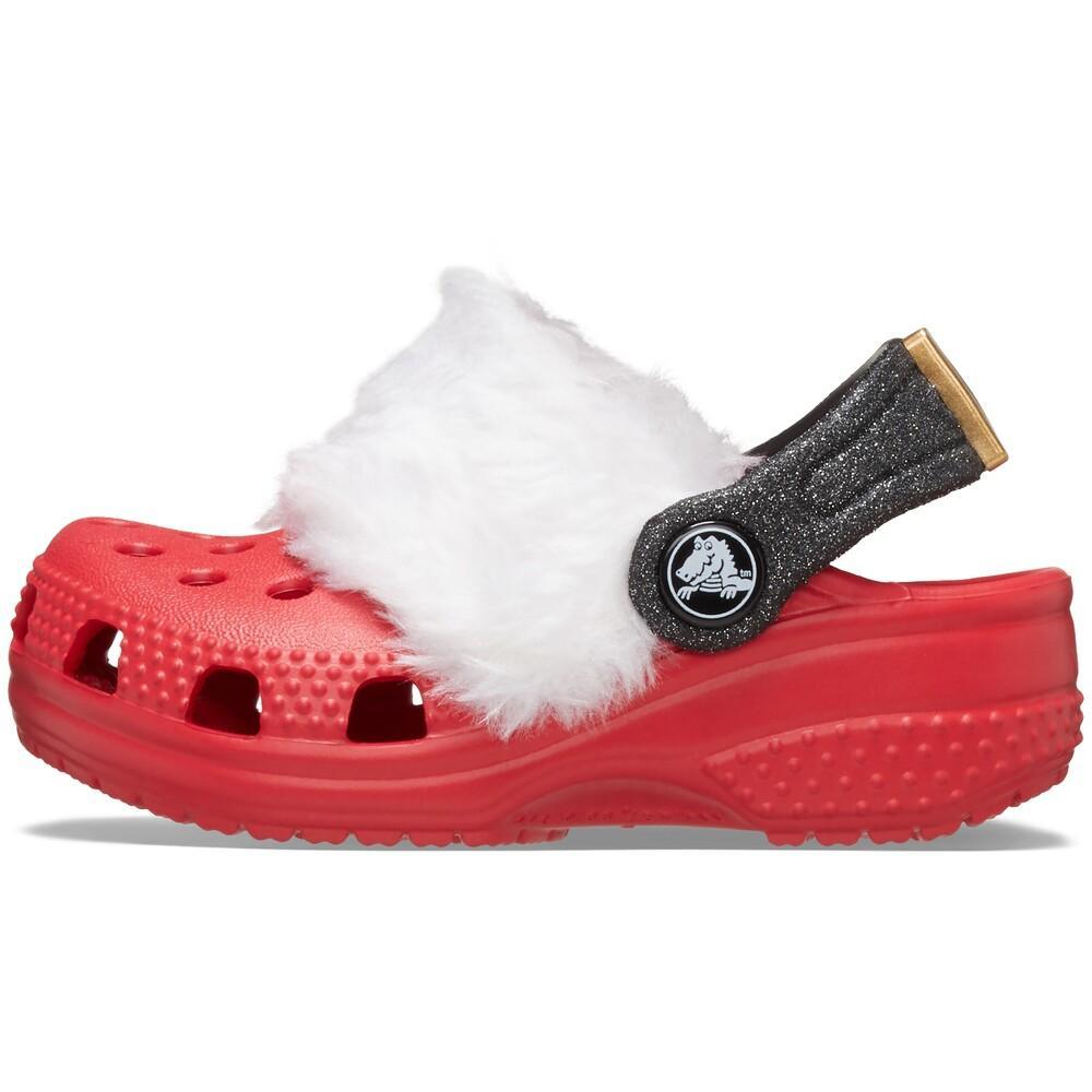 Sandália Crocs Littles Santa Varsity Red/Multi - 3