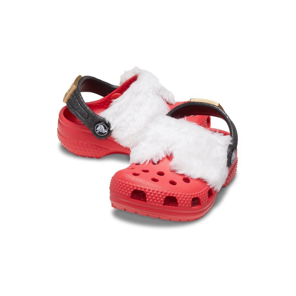 Sandália Crocs Littles Santa Varsity Red/Multi - 4