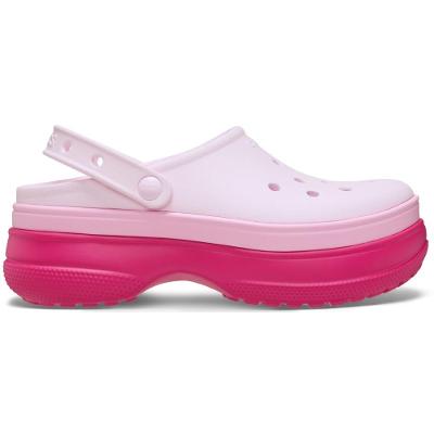 Sandália Crocs Stacked Clog Dragon Fruit