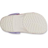 Sandália Crocs Classic Butterfly Graphic Clog T Chalk - 6