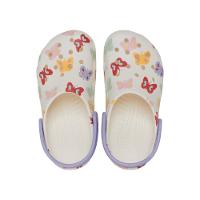Sandália Crocs Classic Butterfly Graphic Clog K Chalk - 5
