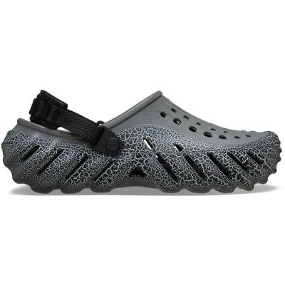 Sandália Crocs Echo Crackle Clog Slate Grey