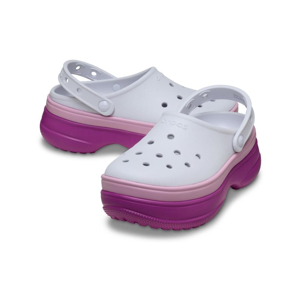Sandália Crocs Stacked Clog Grapeberry - 4