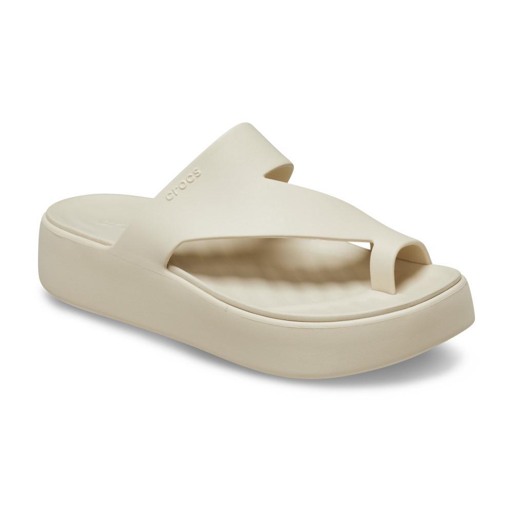 Sandália Crocs Getaway Platform Toe Loop Sandal Sandstone - 2