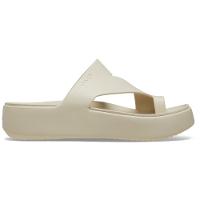 Sandália Crocs Getaway Platform Toe Loop Sandal Sandstone - 1