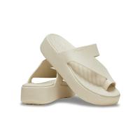 Sandália Crocs Getaway Platform Toe Loop Sandal Sandstone