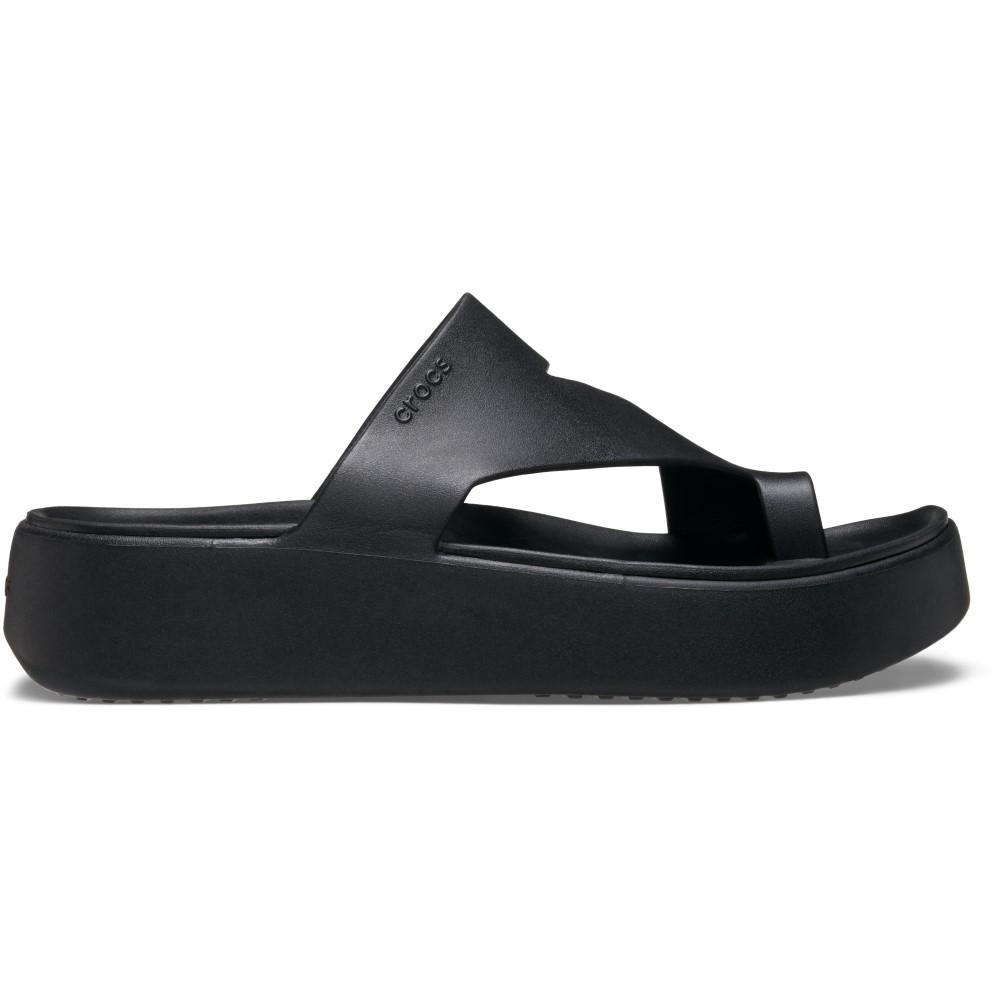 Sandália Crocs Getaway Platform Toe Loop Sandal Black - 1
