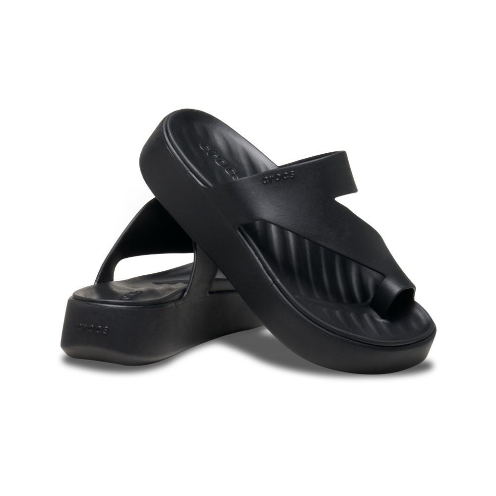 Sandália Crocs Getaway Platform Toe Loop Sandal Black - 4