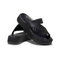 Sandália Crocs Getaway Platform Toe Loop Sandal Black