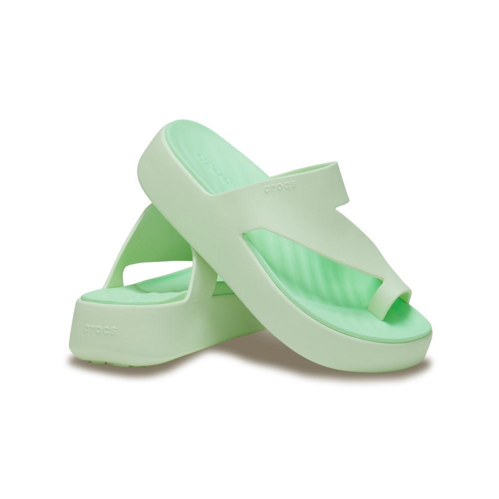 Sandália Crocs Getaway Platform Toe Loop Sandal Jade Tint - 4
