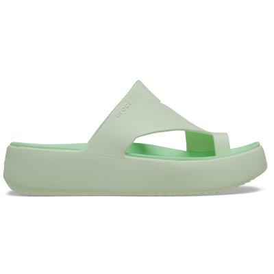 Sandália Crocs Getaway Platform Toe Loop Sandal Jade Tint