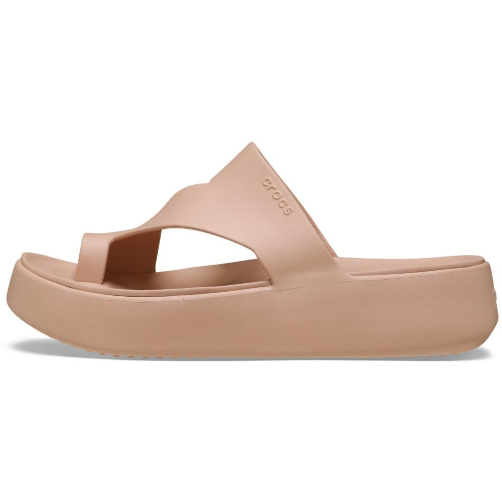 Sandália Crocs Getaway Platform Toe Loop Pink Caramel - 3