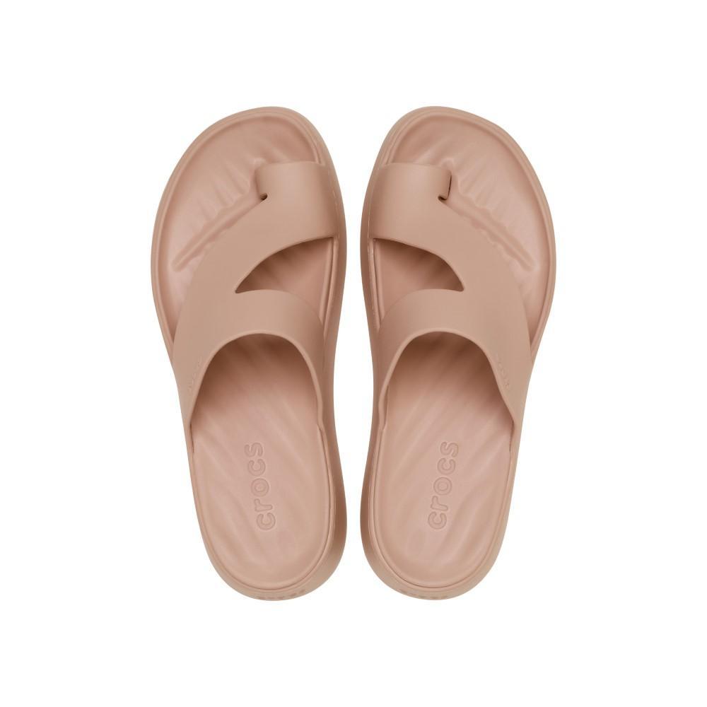 Sandália Crocs Getaway Platform Toe Loop Pink Caramel - 5