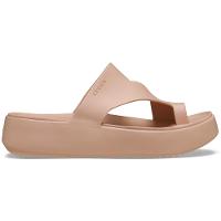 Sandália Crocs Getaway Platform Toe Loop Pink Caramel - 1