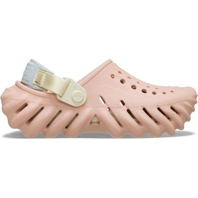 Sandália Crocs Echo Clog K Pink Caramel