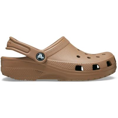 Sandália Crocs Classic Clog Kids Milk Chocolate