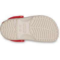 Sandália Crocs Classic Heart Print Clog T Sandstone/Multi - 6