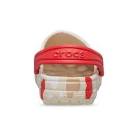 Sandália Crocs Classic Heart Print Clog T Sandstone/Multi - 7