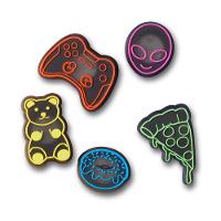 Jibbitz™ Led Dude Bro Pack com 5 Peças Único - 1