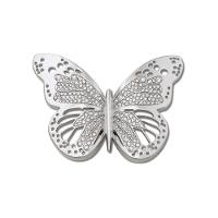 Jibbitz™ Silver Cutout Butterfly Único - 1