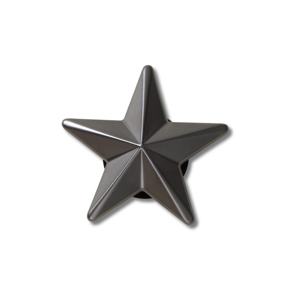 Jibbitz™ Punk Gunmetal Star Único - 1