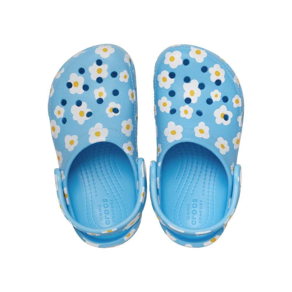 Sandália Crocs Classic Daisy Clog T Tinted Glass - 5