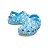 Sandália Crocs Classic Daisy Clog T Tinted Glass