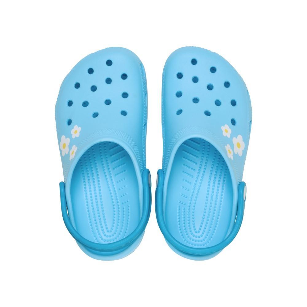 Sandália Crocs Classic Daisy Clog K Tinted Glass - 4