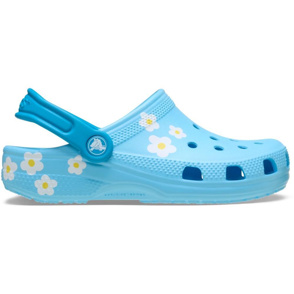 Sandália Crocs Classic Daisy Clog K Tinted Glass - 7