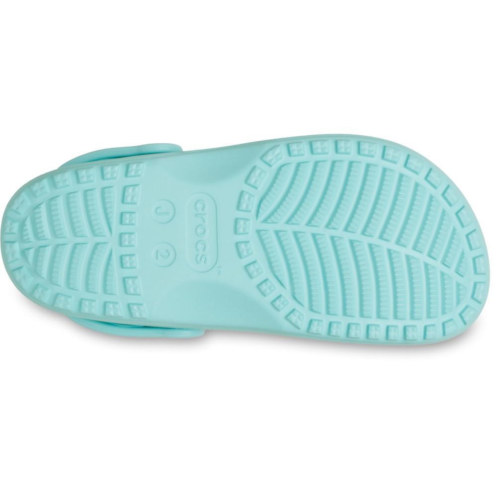 Sandália Crocs Classic Floral Cut Out Clog K Aquamarine - 6