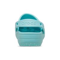 Sandália Crocs Classic Floral Cut Out Clog K Aquamarine - 7