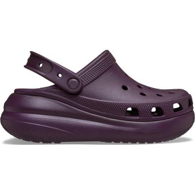 Sandália Crocs Classic Crush Platform Clog Plush Plum