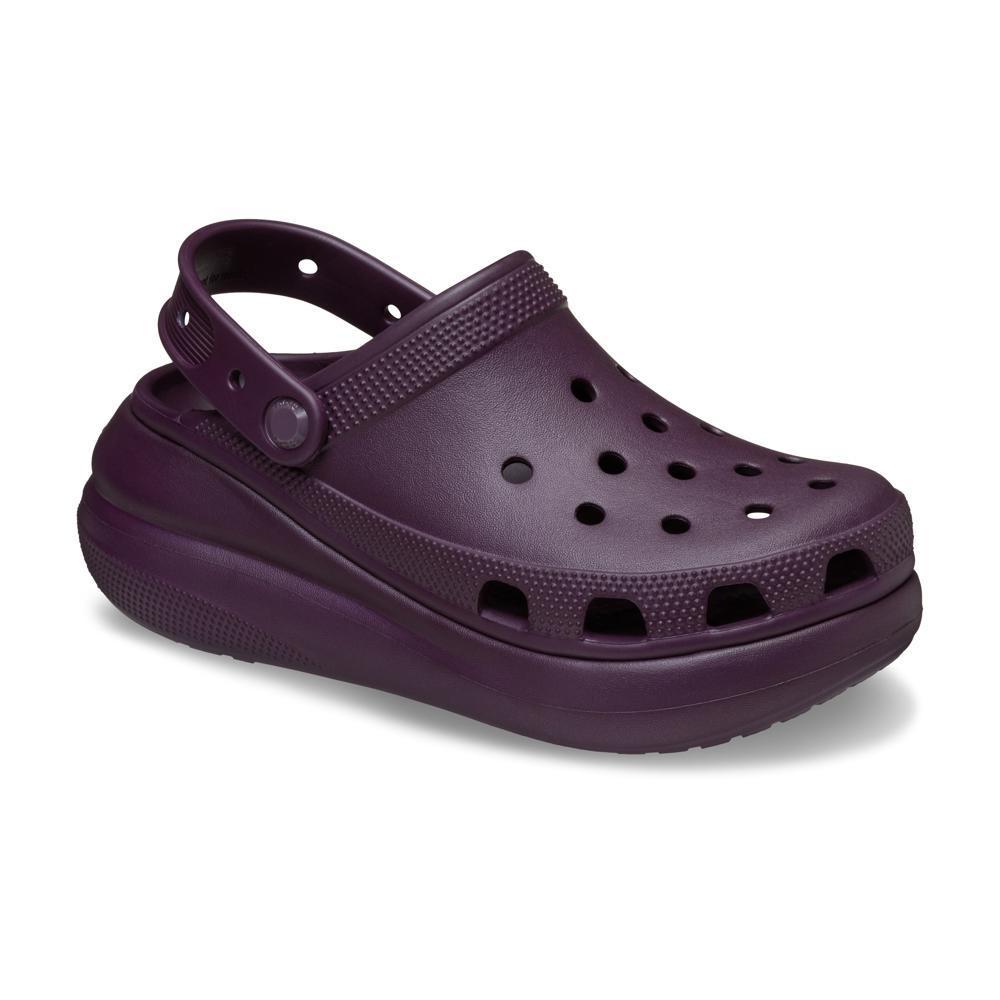 Sandália Crocs Classic Crush Platform Clog Plush Plum - 6