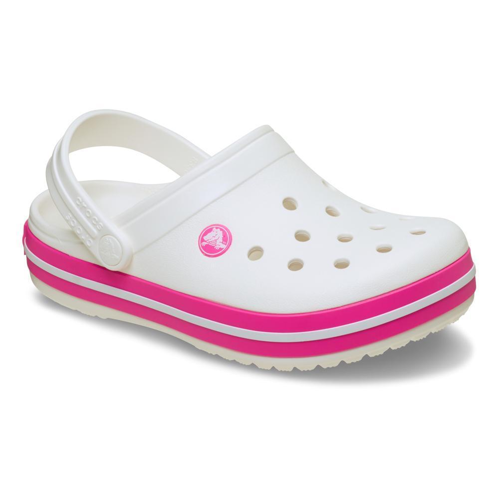 Sandália Crocs Crocband Clog T White/Pink Crush - 2