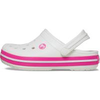 Sandália Crocs Crocband Clog T White/Pink Crush - 3