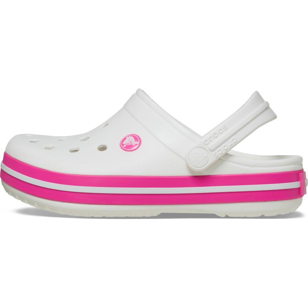 Sandália Crocs Crocband Clog K White/Pink Crush - 2