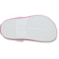 Sandália Crocs Crocband Clog K White/Pink Crush - 5